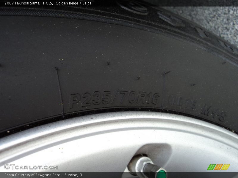 Golden Beige / Beige 2007 Hyundai Santa Fe GLS