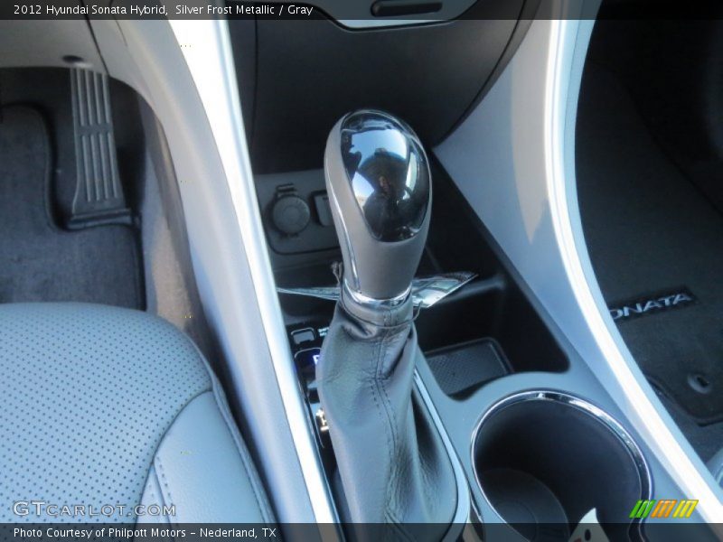 Silver Frost Metallic / Gray 2012 Hyundai Sonata Hybrid