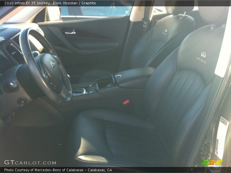 Black Obsidian / Graphite 2010 Infiniti EX 35 Journey