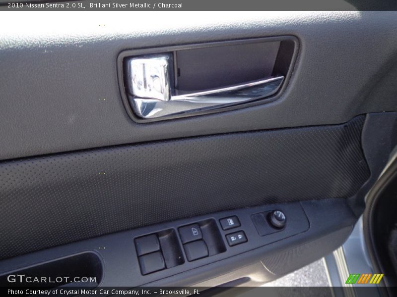 Brilliant Silver Metallic / Charcoal 2010 Nissan Sentra 2.0 SL