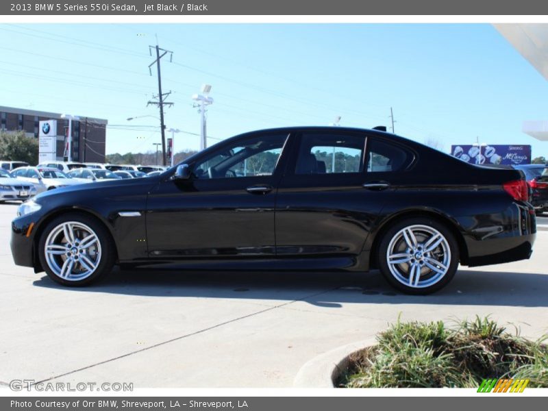 Jet Black / Black 2013 BMW 5 Series 550i Sedan