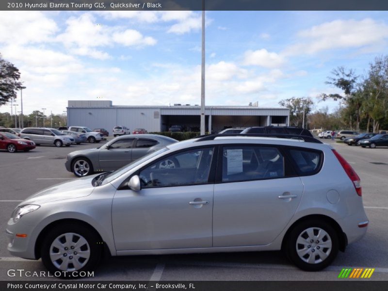 Quicksilver / Black 2010 Hyundai Elantra Touring GLS