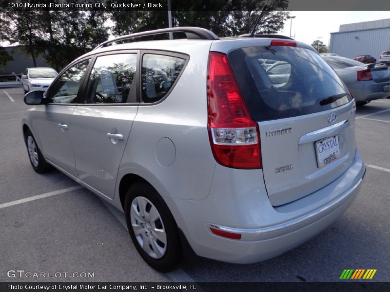 Quicksilver / Black 2010 Hyundai Elantra Touring GLS