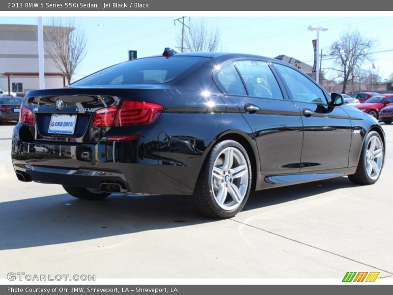 Jet Black / Black 2013 BMW 5 Series 550i Sedan