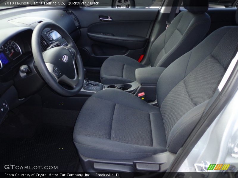 Quicksilver / Black 2010 Hyundai Elantra Touring GLS