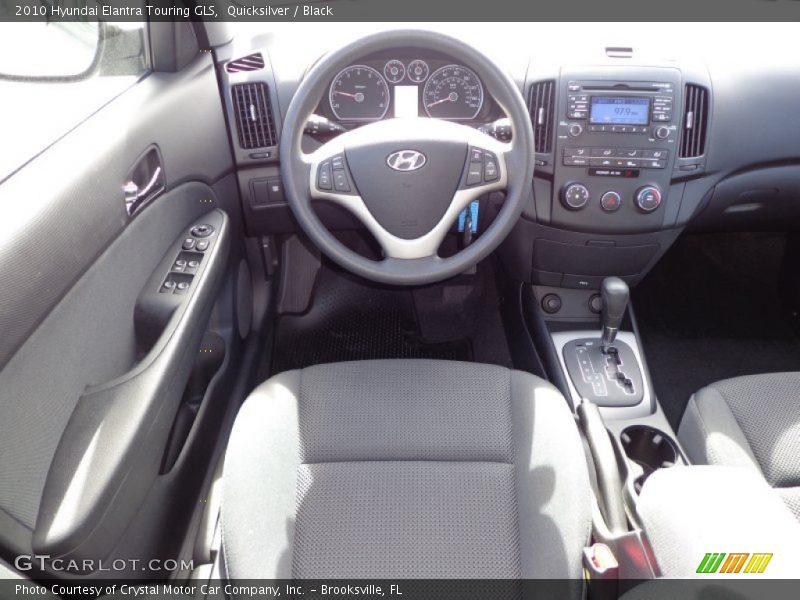 Quicksilver / Black 2010 Hyundai Elantra Touring GLS