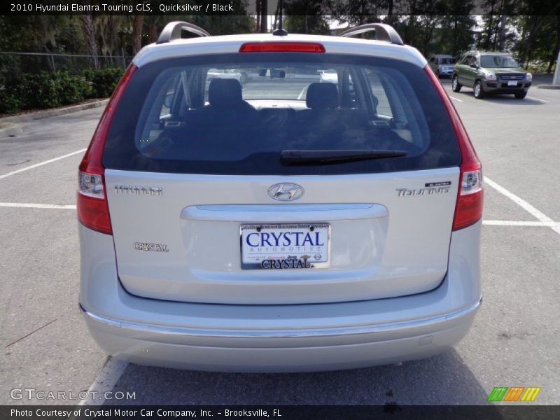 Quicksilver / Black 2010 Hyundai Elantra Touring GLS