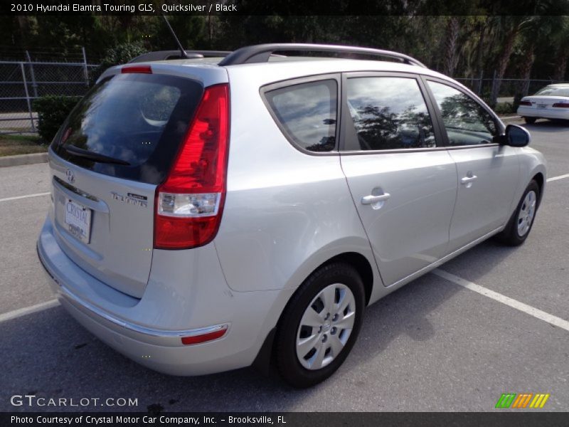 Quicksilver / Black 2010 Hyundai Elantra Touring GLS