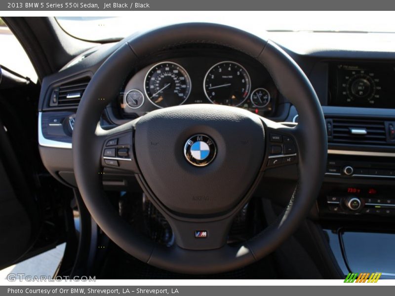 Jet Black / Black 2013 BMW 5 Series 550i Sedan