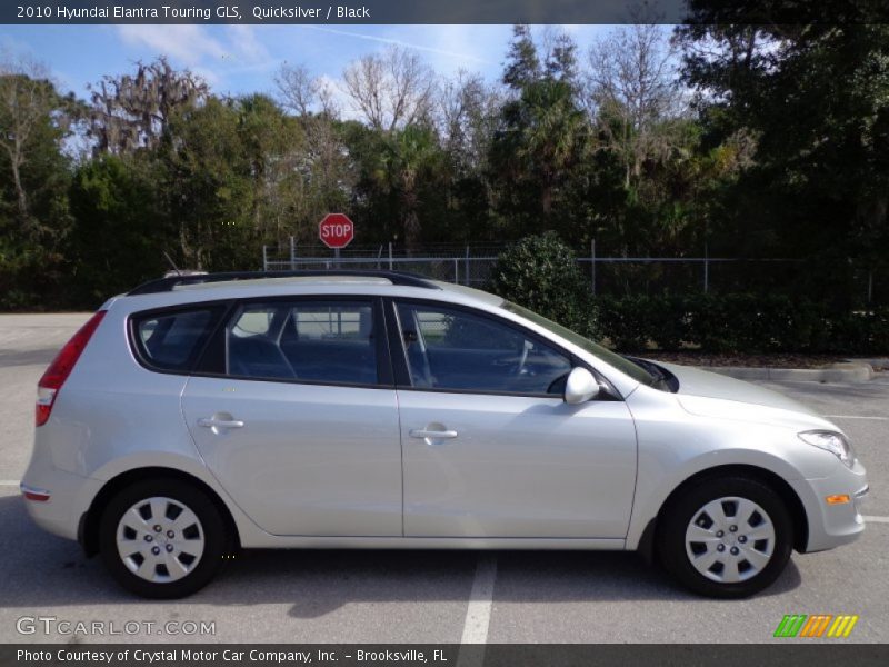 Quicksilver / Black 2010 Hyundai Elantra Touring GLS