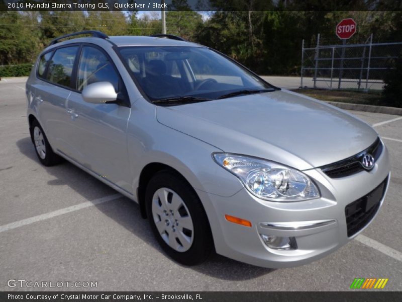 Quicksilver / Black 2010 Hyundai Elantra Touring GLS