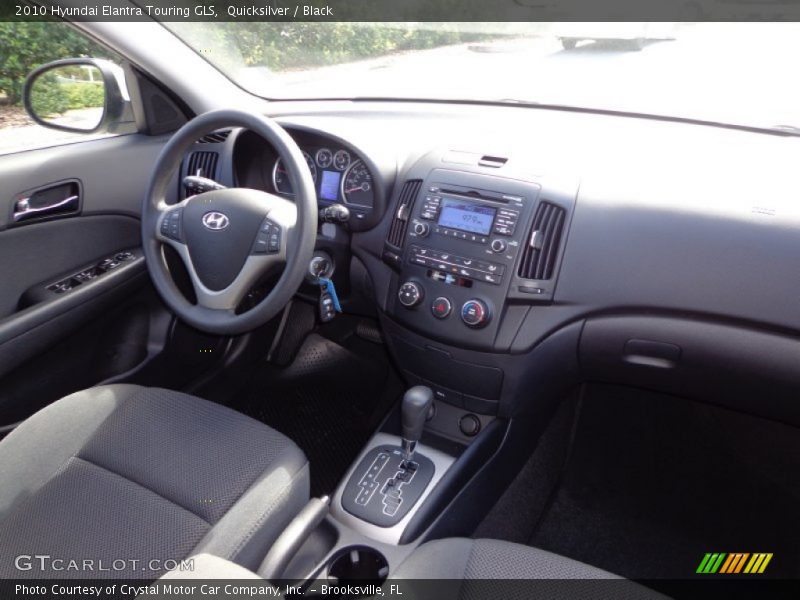 Quicksilver / Black 2010 Hyundai Elantra Touring GLS