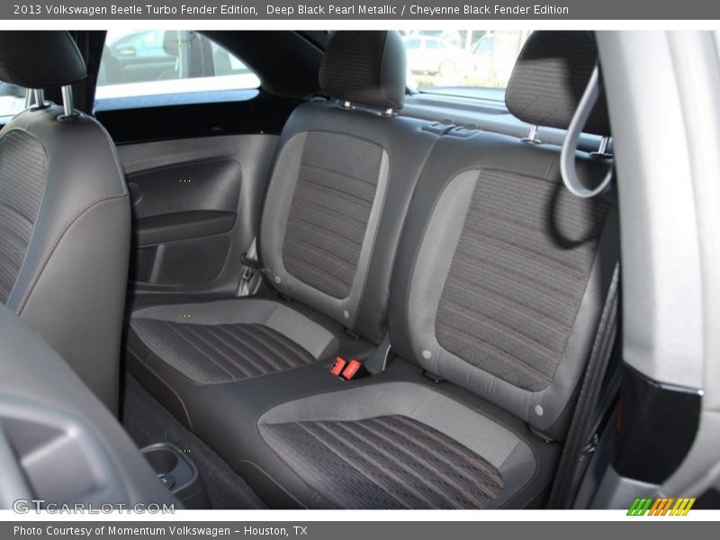 Rear Seat of 2013 Beetle Turbo Fender Edition