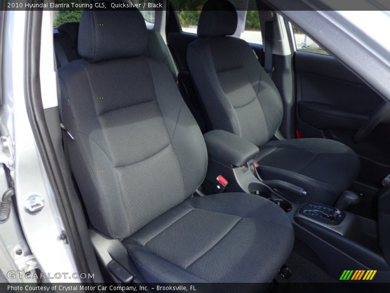Quicksilver / Black 2010 Hyundai Elantra Touring GLS