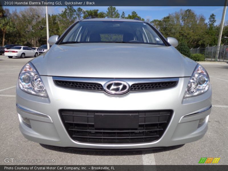 Quicksilver / Black 2010 Hyundai Elantra Touring GLS