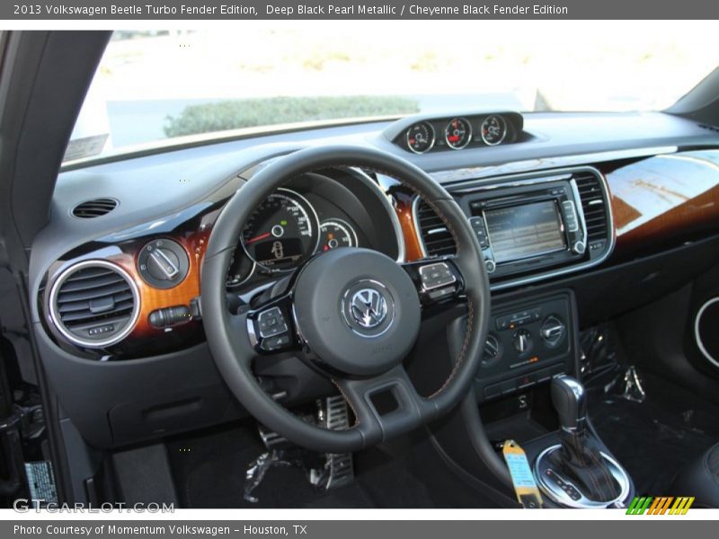 Dashboard of 2013 Beetle Turbo Fender Edition