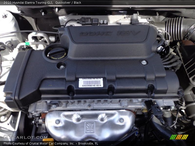 Quicksilver / Black 2010 Hyundai Elantra Touring GLS