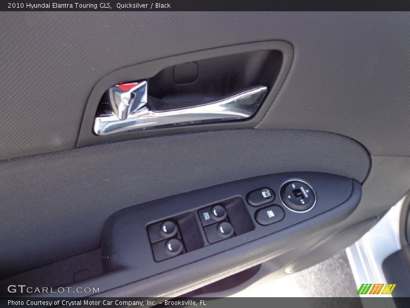 Quicksilver / Black 2010 Hyundai Elantra Touring GLS