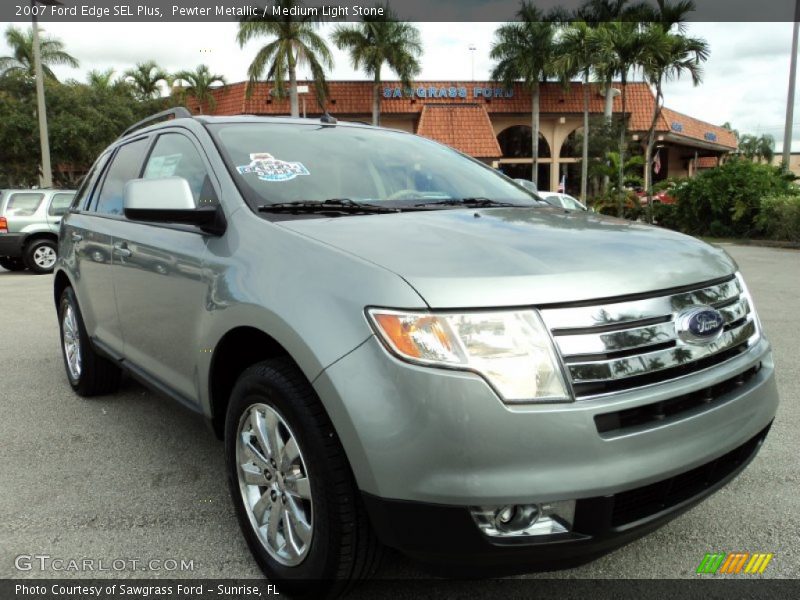 Pewter Metallic / Medium Light Stone 2007 Ford Edge SEL Plus