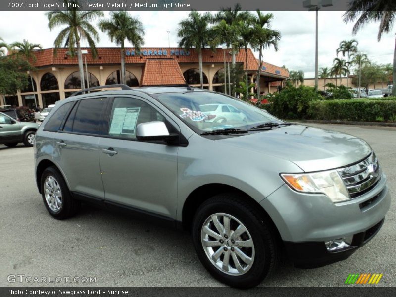 Pewter Metallic / Medium Light Stone 2007 Ford Edge SEL Plus