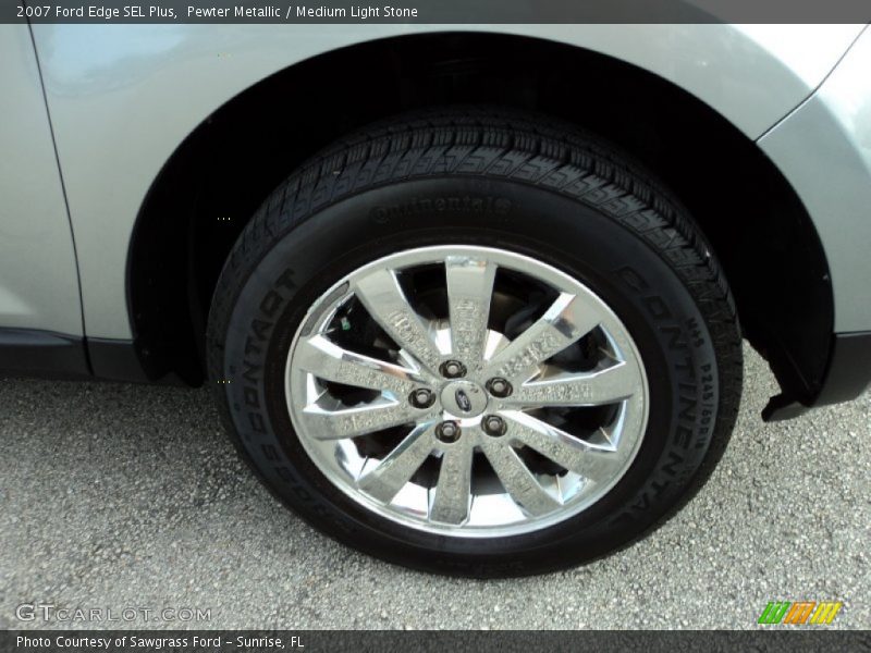 Pewter Metallic / Medium Light Stone 2007 Ford Edge SEL Plus