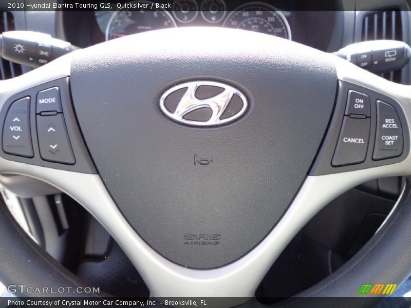 Quicksilver / Black 2010 Hyundai Elantra Touring GLS
