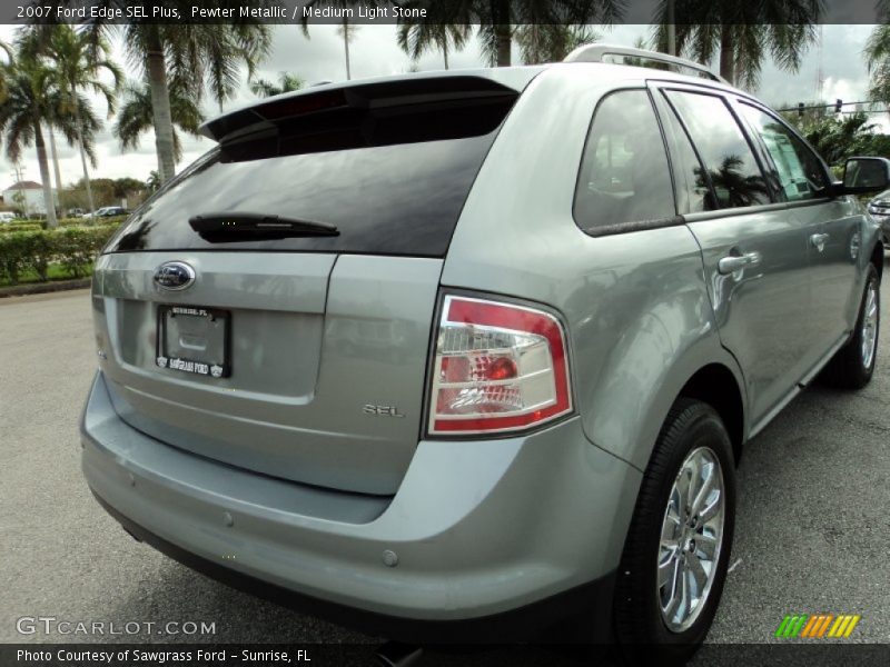 Pewter Metallic / Medium Light Stone 2007 Ford Edge SEL Plus