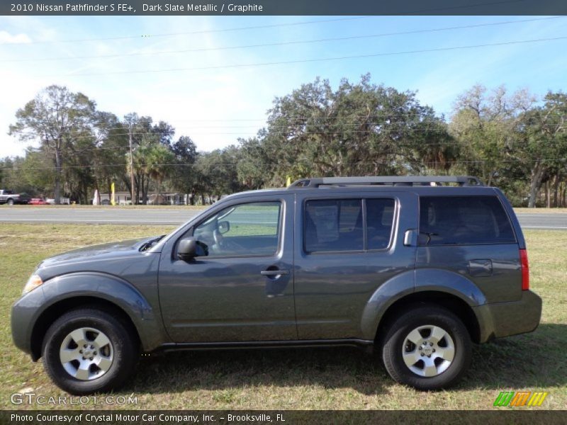 Dark Slate Metallic / Graphite 2010 Nissan Pathfinder S FE+