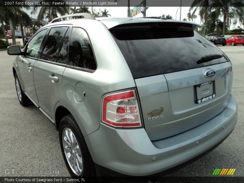Pewter Metallic / Medium Light Stone 2007 Ford Edge SEL Plus
