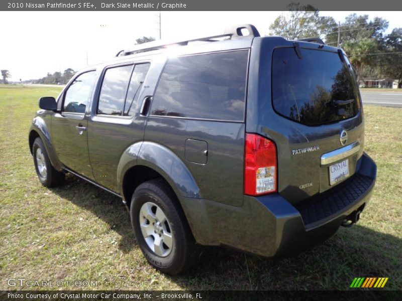 Dark Slate Metallic / Graphite 2010 Nissan Pathfinder S FE+