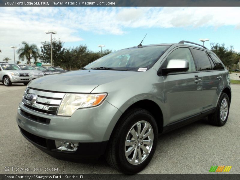Pewter Metallic / Medium Light Stone 2007 Ford Edge SEL Plus