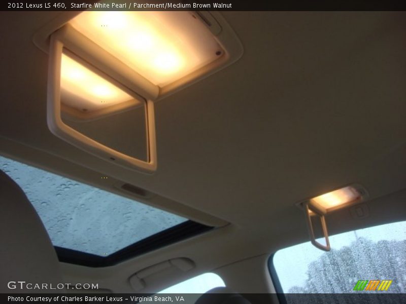 Starfire White Pearl / Parchment/Medium Brown Walnut 2012 Lexus LS 460
