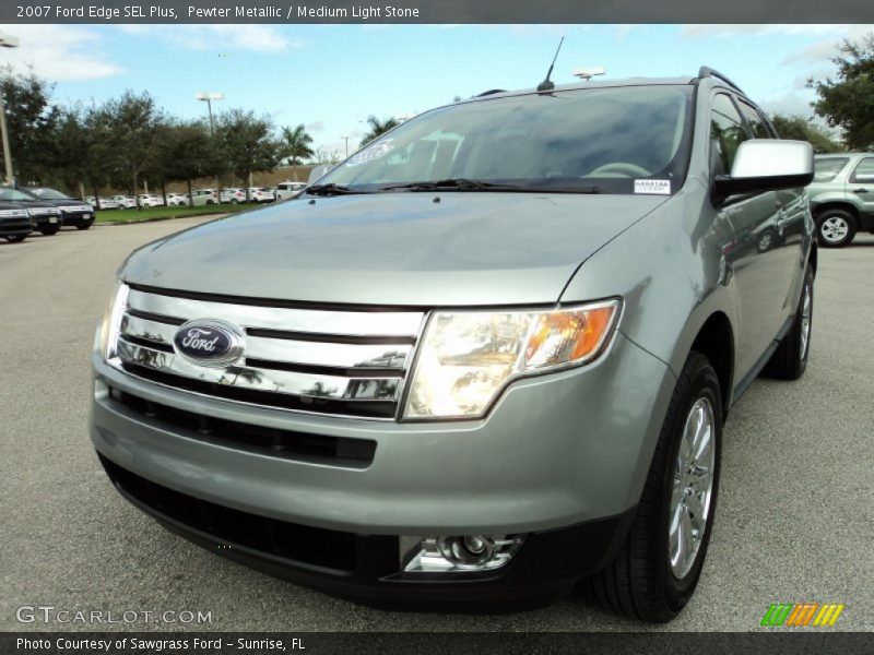 Pewter Metallic / Medium Light Stone 2007 Ford Edge SEL Plus