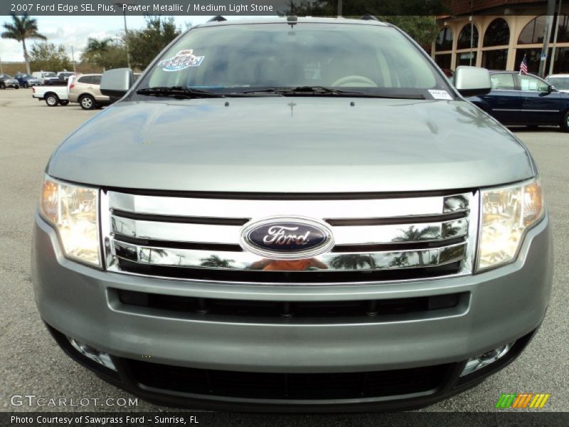Pewter Metallic / Medium Light Stone 2007 Ford Edge SEL Plus