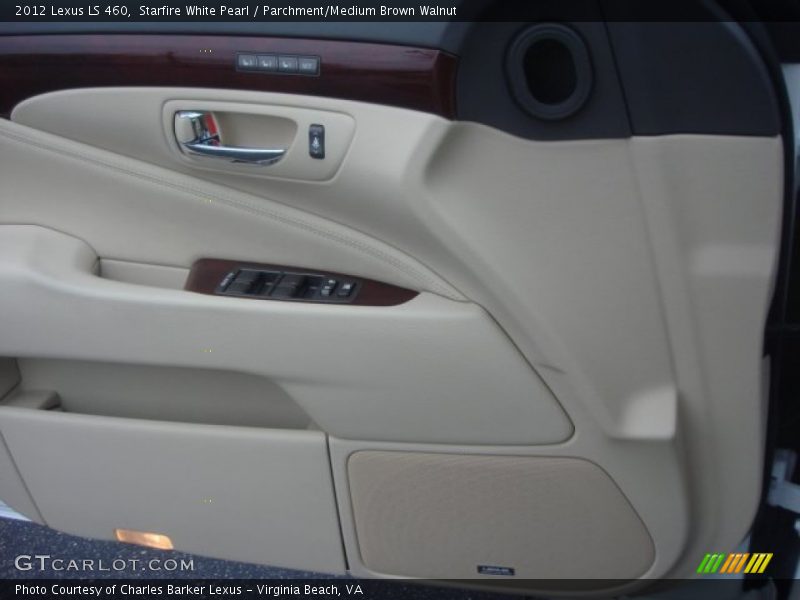 Starfire White Pearl / Parchment/Medium Brown Walnut 2012 Lexus LS 460