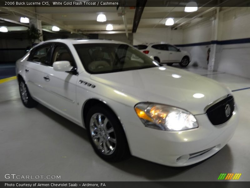 White Gold Flash Tricoat / Cashmere 2006 Buick Lucerne CXS