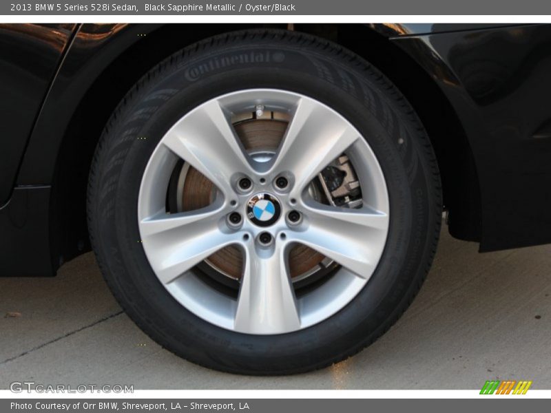 Black Sapphire Metallic / Oyster/Black 2013 BMW 5 Series 528i Sedan