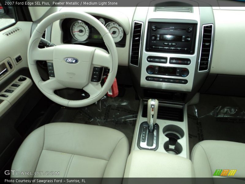Pewter Metallic / Medium Light Stone 2007 Ford Edge SEL Plus