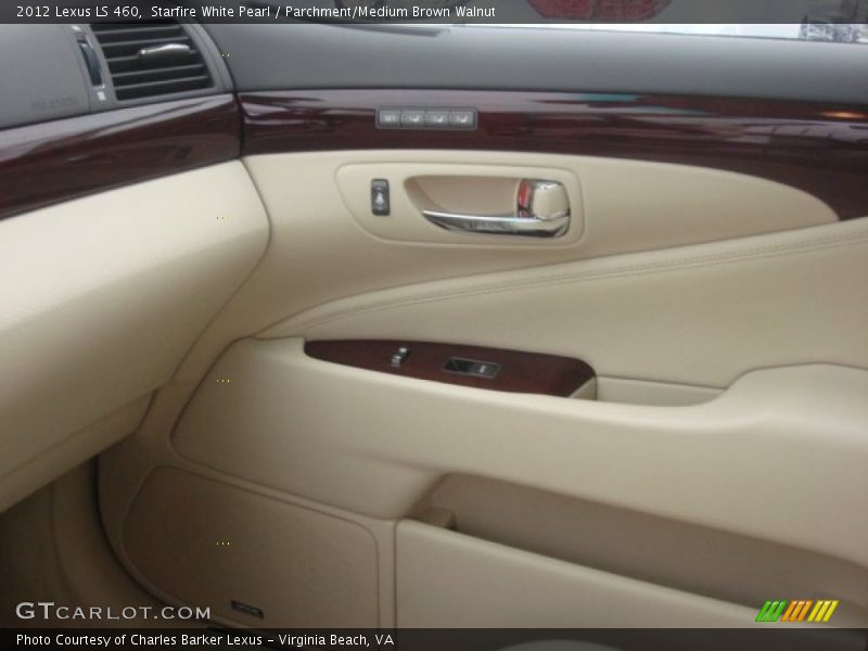 Starfire White Pearl / Parchment/Medium Brown Walnut 2012 Lexus LS 460