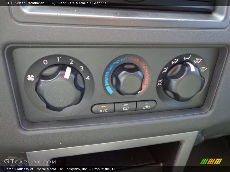 Dark Slate Metallic / Graphite 2010 Nissan Pathfinder S FE+