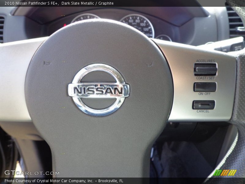 Dark Slate Metallic / Graphite 2010 Nissan Pathfinder S FE+