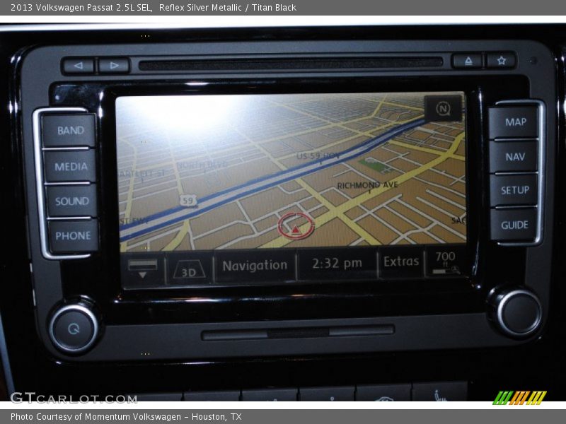 Reflex Silver Metallic / Titan Black 2013 Volkswagen Passat 2.5L SEL