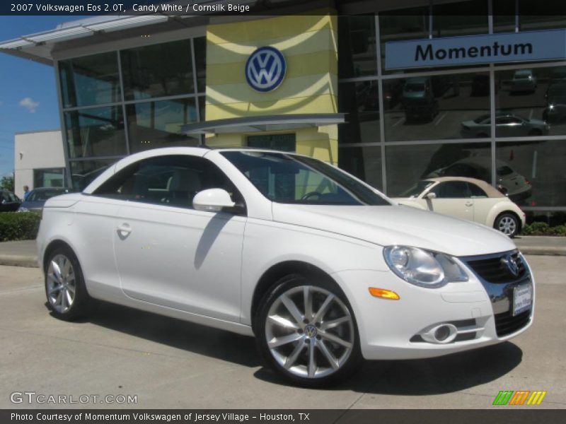 Candy White / Cornsilk Beige 2007 Volkswagen Eos 2.0T