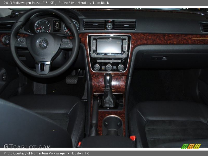 Reflex Silver Metallic / Titan Black 2013 Volkswagen Passat 2.5L SEL