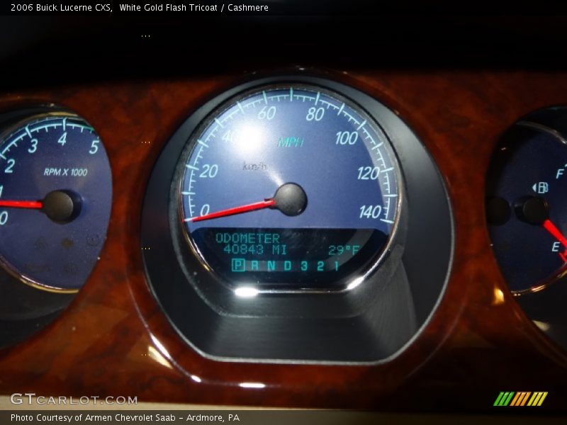 White Gold Flash Tricoat / Cashmere 2006 Buick Lucerne CXS