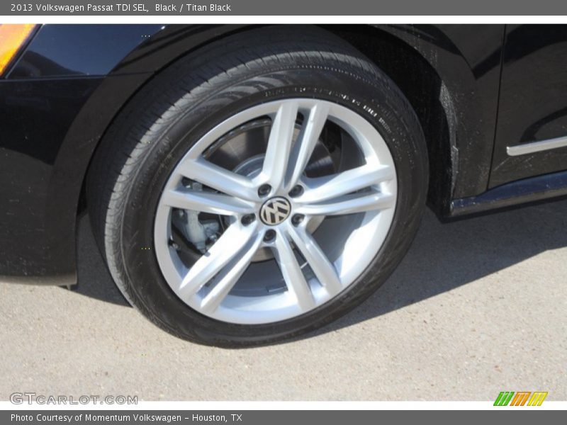 Black / Titan Black 2013 Volkswagen Passat TDI SEL