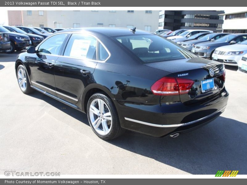 Black / Titan Black 2013 Volkswagen Passat TDI SEL