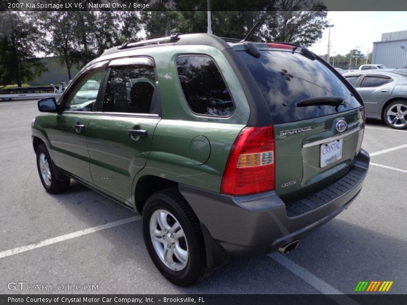 Natural Olive / Beige 2007 Kia Sportage LX V6