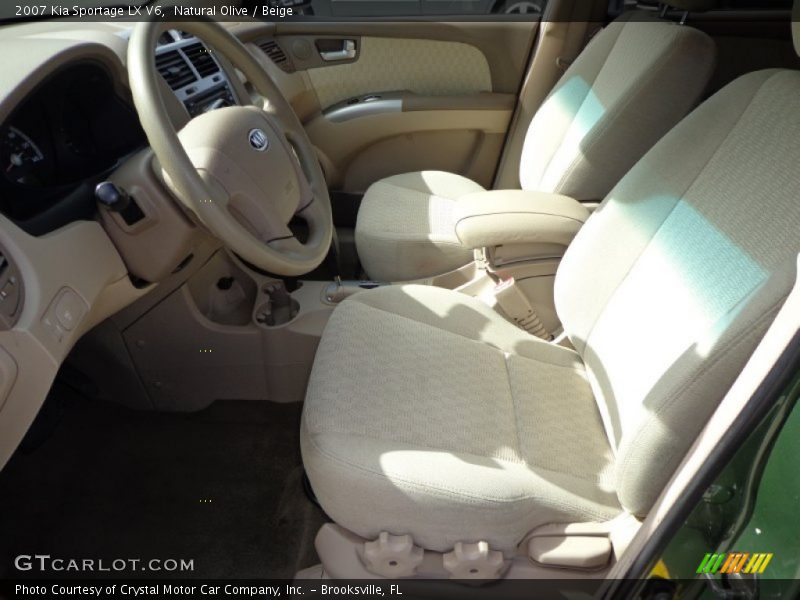 Natural Olive / Beige 2007 Kia Sportage LX V6