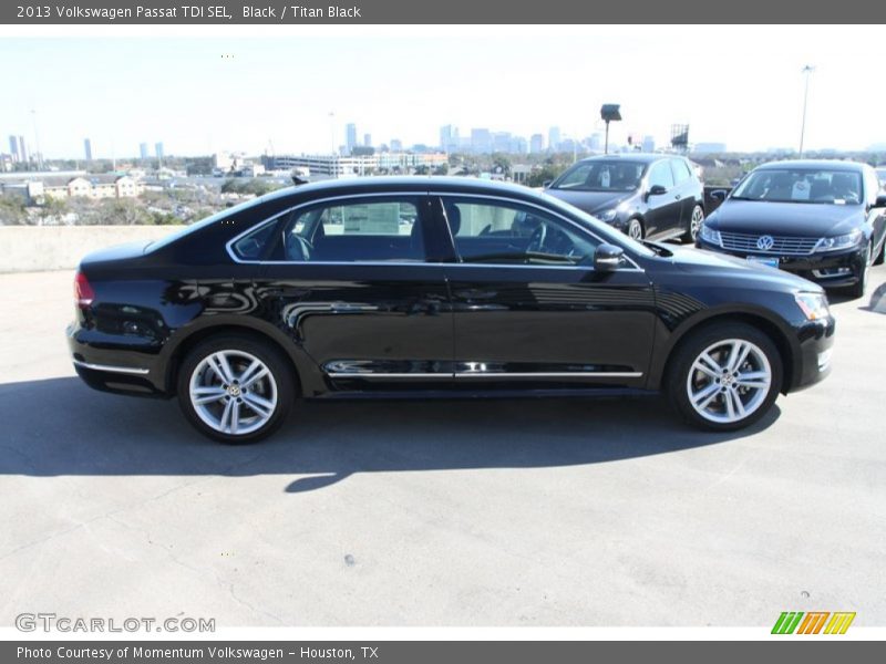 Black / Titan Black 2013 Volkswagen Passat TDI SEL